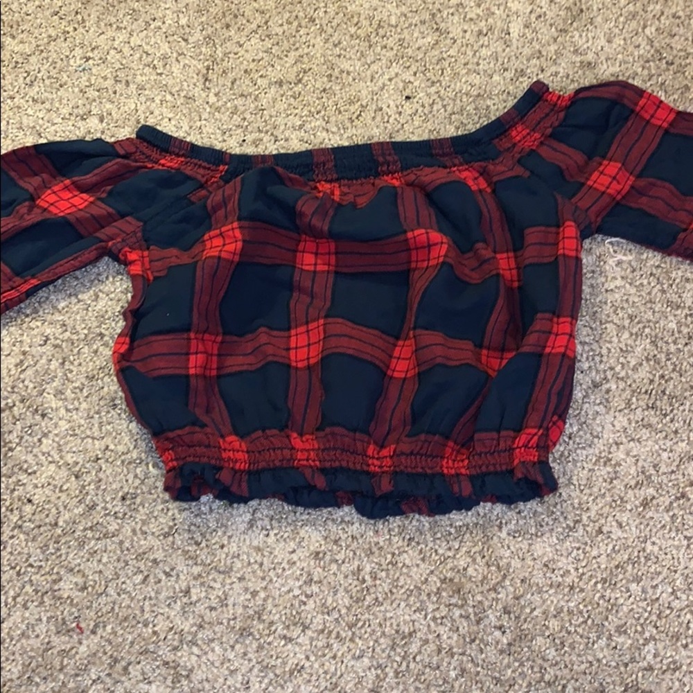 Cropped flannel